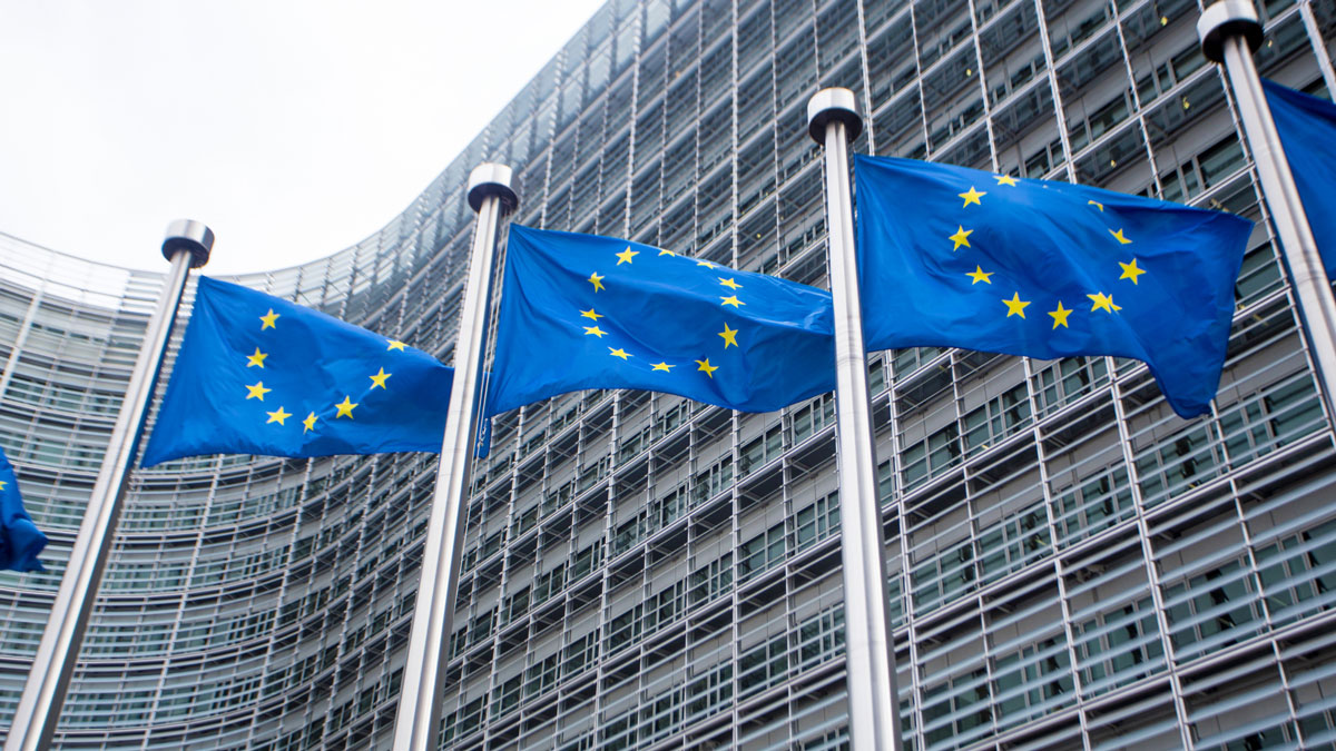 EU flags and data privacy
