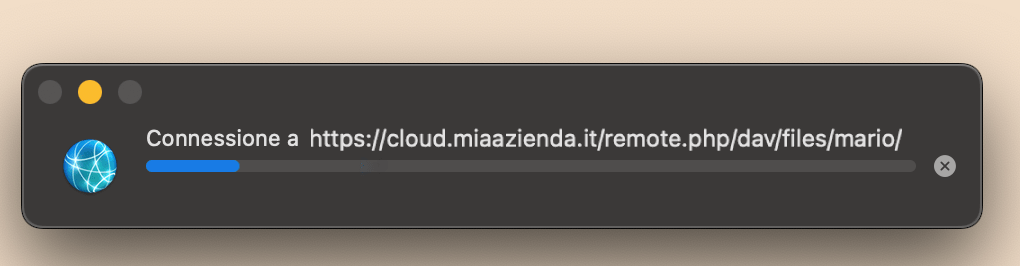 Connessione al server Kamzan su MAC iOS